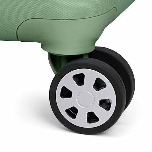 Traveler's Choice Pagosa Hardshell Expandable Luggage with Spinner Wheels, Green, 26-Inch Medium