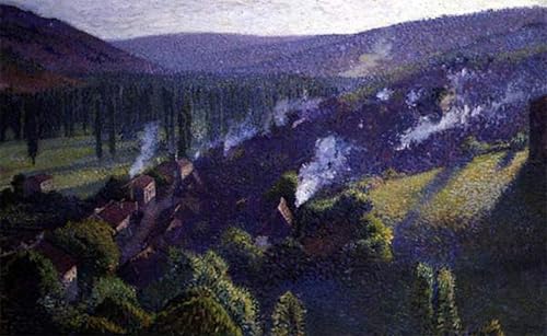 Art tableau la Vallée d'Henri affiche impression salon 60x90cm