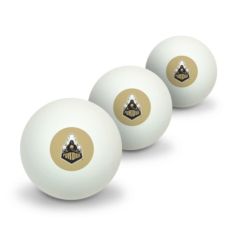 GRAPHICS & MORE Purdue University Novelty Table Tennis Ping Pong Ball 3 Pack