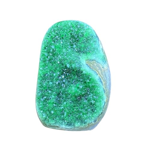 Cristal vert du Brésil et géode d'améthyste naturelle brute de 14,2 kg pour la décoration