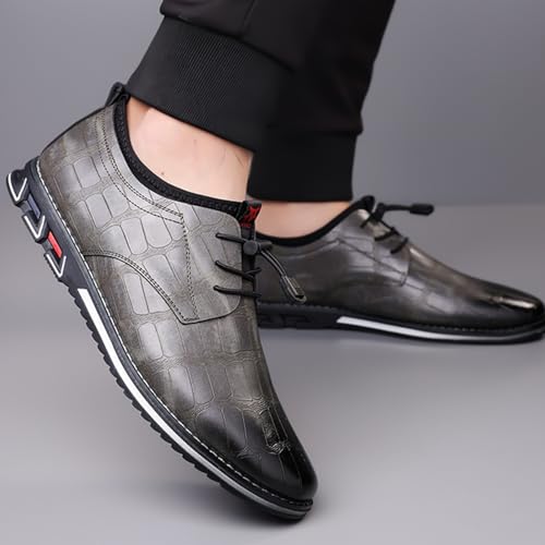 Buybuymen Orthopedic Shoes, Best Bestones Mens Shoes, Men's Oxford Shoes Adjustable Lace-Up Lightweight Formal Business Shoes3
