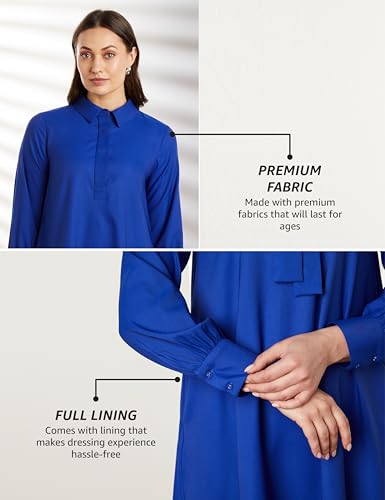 Image of Symbol Premium Women A Line Flared Dress (Knee Length | Desk-to-Dinner) (Available in Plus Sizes)
