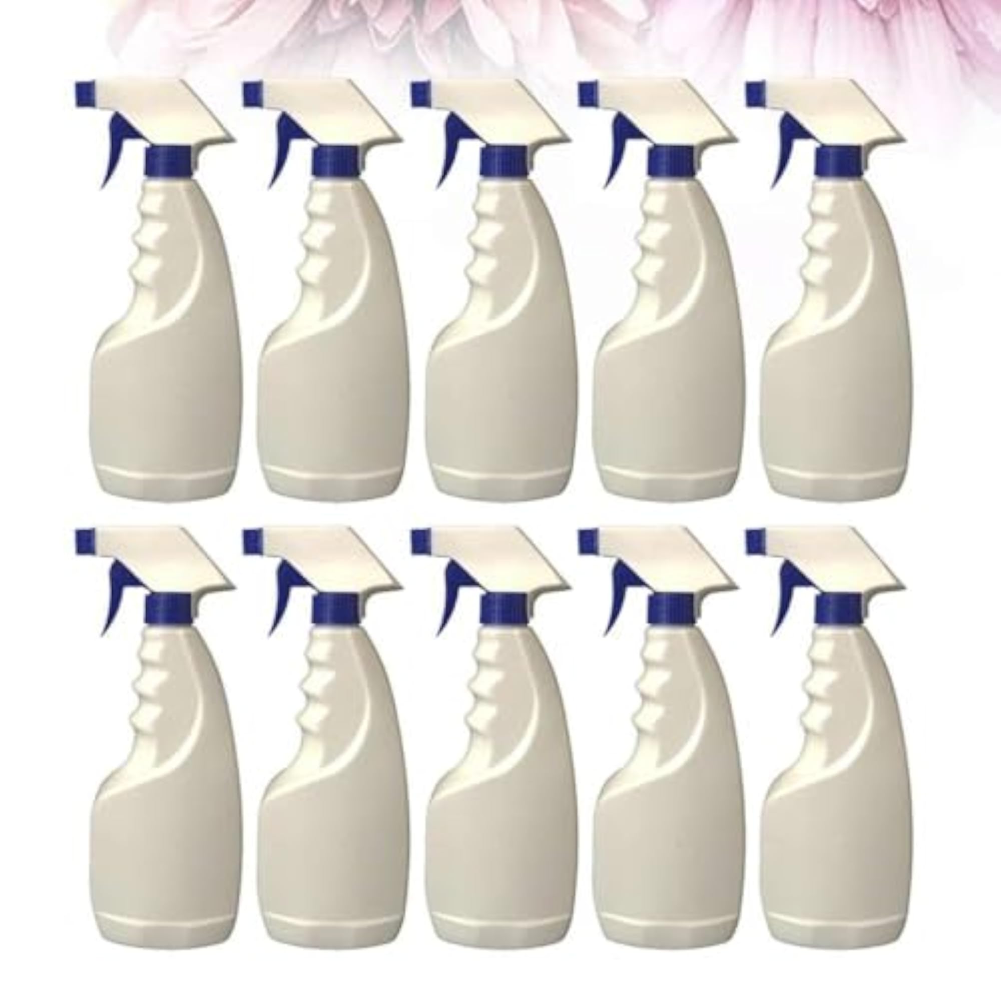 10-Pack Plastic Spray Bottles for Gardening & Cleaning