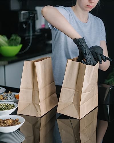 Bagdream BDLGROCERYB 52Lb 10X6X14 Kraft Brown Paper Grocery Bags 100Pcs Bulk thumb #4