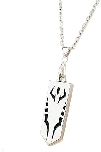 Collar de anime Sukuna tatuaje grabado colgante Jujutsu Kaisen accesorio de cosplay Cobre plata metal