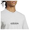 adidas Mens M LIN SJ T T-Shirt, MGREYH/Black, 3XL #4
