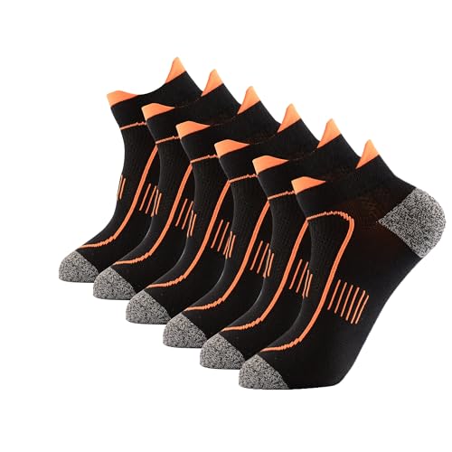 Men's Anti Sweat Odor Control Quick Dry Cotton Athletic Low Cut Ankle Running Socks