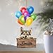 LMMIXEE Farbiger Luftballon aus transparentem Acryl, Weihnachtsschmuck 2024, schwedischer Vallhund Hunderassen, Ornament für Weihnachtsbaumdekoration, Souvenir, hängende Ornamente, Andenken,