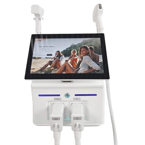 2-in-1 Salon Beauty Device, Professional Home Hair Removal Machine, Dark Spot Corrector, Fader & Skin Brightener for Face Body