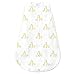 SwaddleDesigns Cotton Muslin Sleeping Sack, Mommy & Baby Giraffe, Yellow, Large 12-18 Months, Wearable Blanket with 2-way Zipper