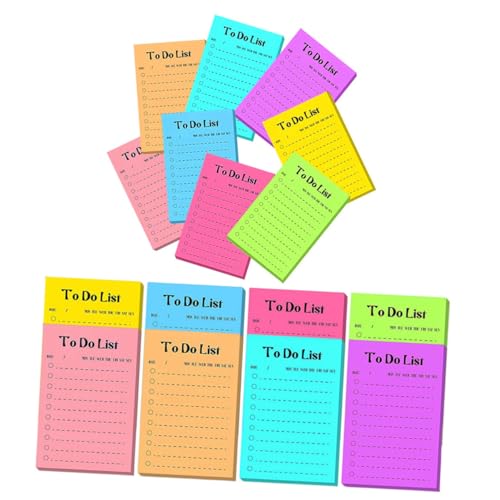 Bloc notes adhésifs multicolores pour optimiser le bureau et la maison