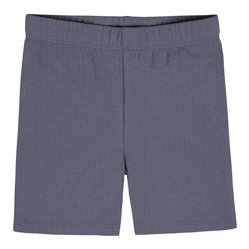 Gerber Baby Girls Toddler 3-Pack Pull-On Bike Shorts, White/Dark Gray Heather/Navy, 3T - image 2