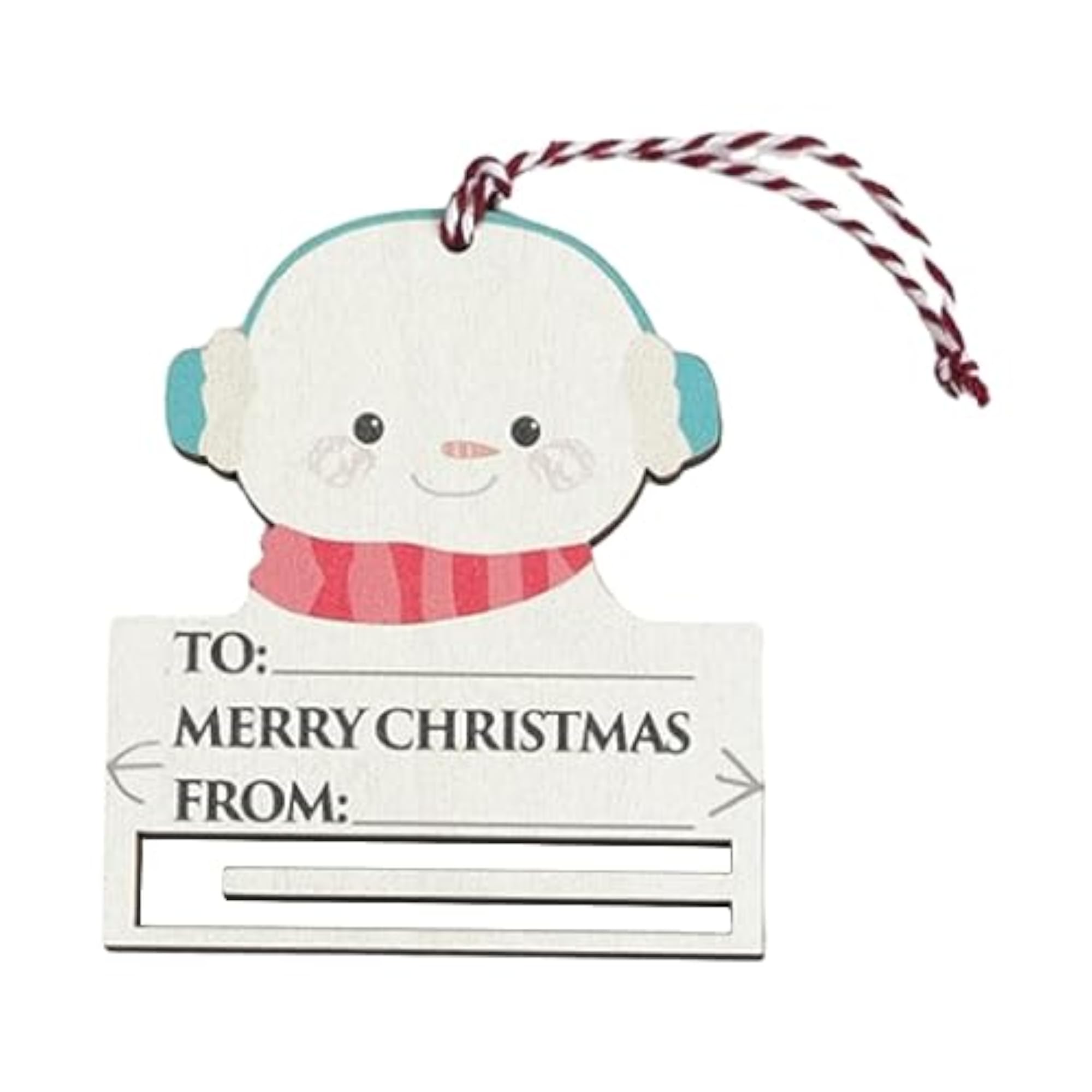 Christmas Money Holder with Snowman Design