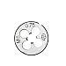 1pc M2 M6 M7 M8 M10 M12 M13 M14 M16 Right Hand Thread Die Metric Screw Die Threading Tools Round Threading Die-_M6x0.75
