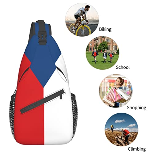 Mochila Bandolera Unisex Negra para Senderismo miniatura 7