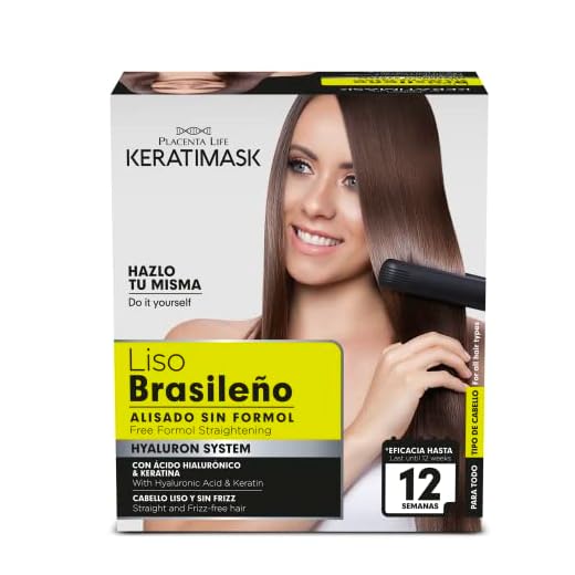 Be Natural - Kit Alisado Brasileño Keratimask - Sin Formol - 1 unidad