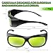 TRQWH Laser Safety Glasses OD7+ 800nm-1100nm Professional Laser Glasses Eye Protection Goggles with CE FDA for Laser Welding/Laser Cutting/Laser Cleaning/Laser Marking