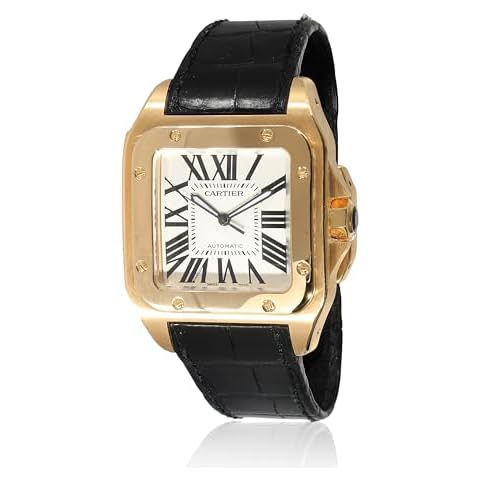 Cartier, Pre-Loved, Santos, Santos 100, 7.25, 18K Yellow Gold. Cover