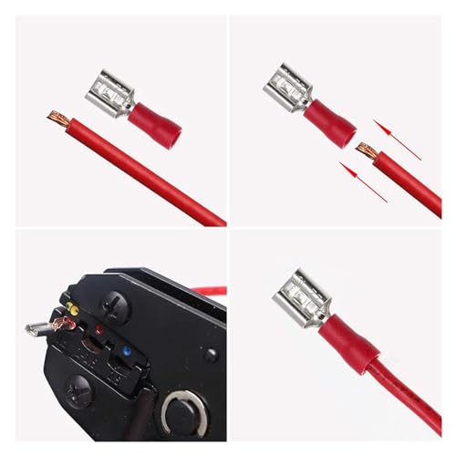 Terminales para cables eléctricos tipo horquilla y espada crimpables en frío 8