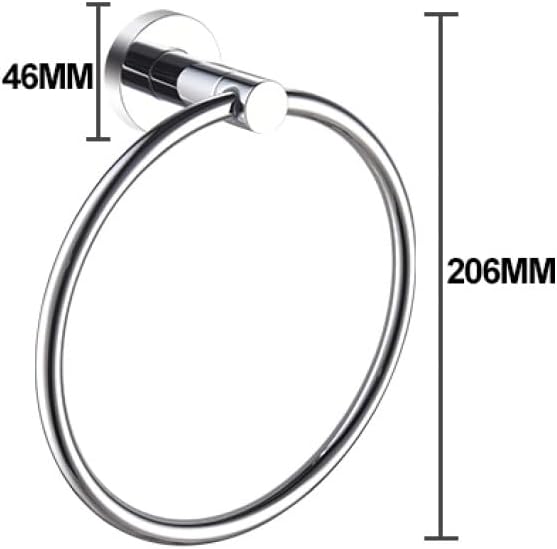 304 Stainless Steel Chrome Bathroom Accessories Bathrobe Hook Paper Towel Holder Towel Ring Bath Towel Rack Series,Towel Ring
