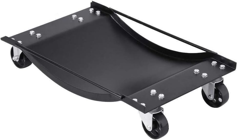 Car Tire Repair Tools Auto Wheel Dolly Set of 4, 4000 lbs Capacity Car Tire Skates Dolly Cart for Moving Cars