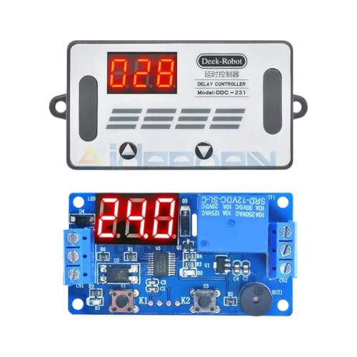 12V Time Delay Relay DDC-231 Time Relay Programmable Timing Control Switch PNP Detector Seins0r Trigger PLC Automation Car Buzzer