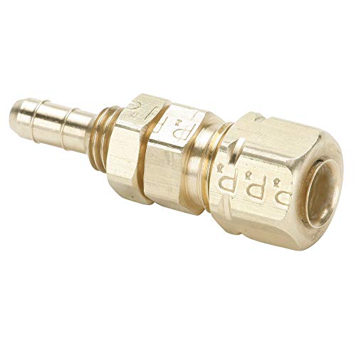 Parker Hannifin 22CABH-4-4-pk20 Dubl-Barb Bulkhead Union Fitting, 1/4