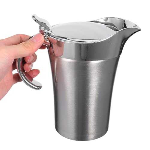 Saucière isotherme double isolation en acier inoxydable pour distributeur de sauce de table