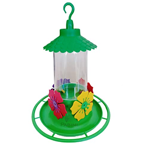 Bebedouro Plástico Beija Flor Com Chapéu Sem Poleiro 290ml (Vermelho)