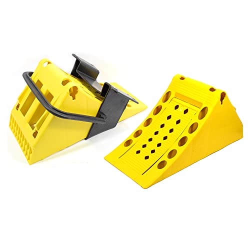 Easy Link 2X LKW Hemmschuh Unterlegkeil Gleitschutz 6500Kg Anhänger Auflieger