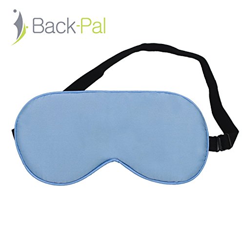 Back Pal 100% Natural Silk Eye Mask. Sleeping Beauty Mask. Get a Facial While You Sleep! Soft & Lightweight for Stress Relief & Relaxation. Extra Nose Pad to Block All The Light.