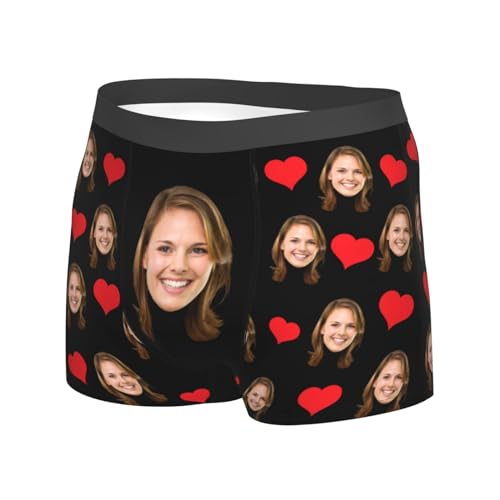 Custom Boxer Brief for Men, Custom Men's Underwear Boxer Shorts with Face, Customized Gifts for Husband2