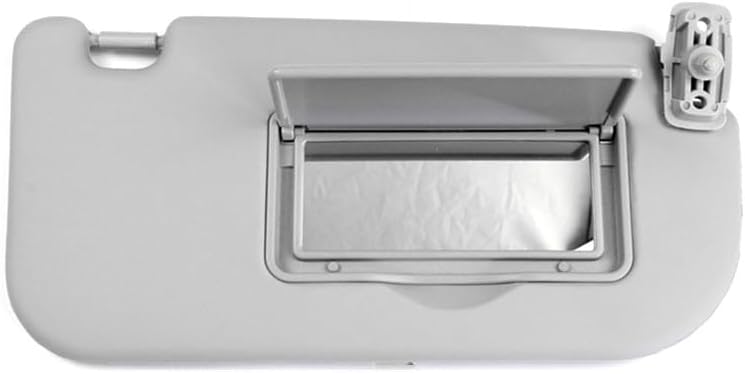 Sun Visor with Mirror Right Passenger Side Gray RH Compatible with KIA SPORTAGE 2.0L & 2.7L 2005-2010 Replace 85201 1F210LX, 85201-1F201LX, 85201-1F201-LX