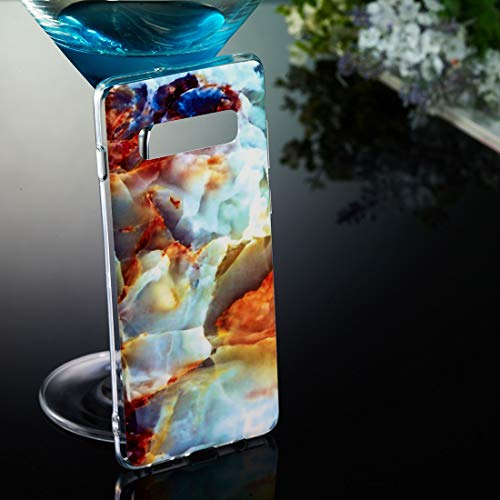 DINGXUEMEI XUEMEI CASE Cell Phone Cases & Covers Marble Pattern Soft TPU Case for Galaxy S10+