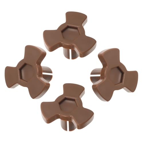 TOYANDONA 4 piezas Soporte Acoplador para Plato Giratorio Microondas de Repuesto de Eje para Horno Accesorio de Soporte Estable y Fácil Instalación