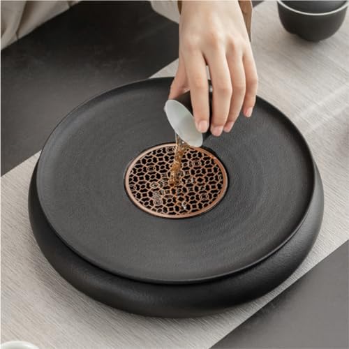 Plateau à thé avec stockage d'eau pour éviter les taches de table basse - 6
