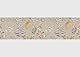 AG Design Selbstklebende Bordüre Blumen Ornamente, AWB 8432 | Wasserfest Dekoration für Wände, Möbel, Tapeten, Wandverkleidungen und Türen, Folie, Mehrfarbig | Breite 500 cm x Höhe 13.8 cm