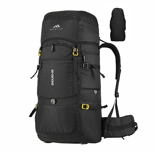 MOUNTILE ENDURO 55L Black Travel Backpack - Image 2
