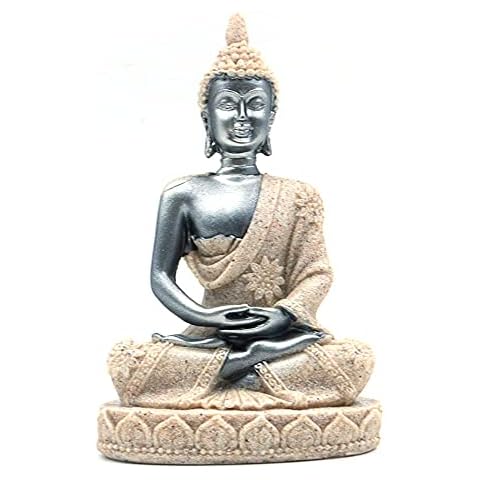 ANCLLO Estatua Buda Meditación Piedra Arenisca Cover