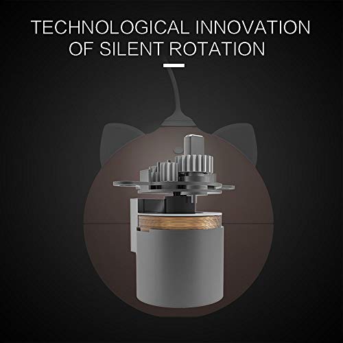 Baugger - Bola de rolamento automática da bola interativa do gato para gatos com luz colorida
