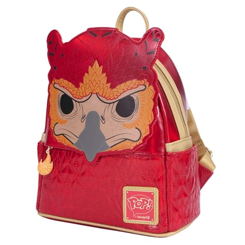 Image of Loungefly Pop! Harry Potter Fawkes Phoenix Cosplay Double Strap Shoulder Bag