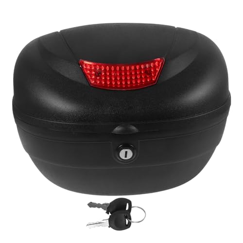 Top case moto noir BESTYASH coffre scooter plastique résistant