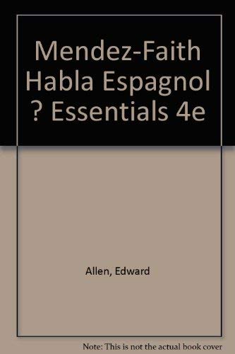 Habla Espanol?: Essentials Edition 0030300371 Book Cover