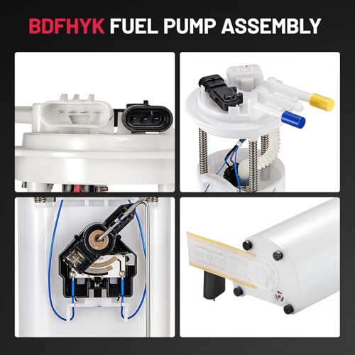 Image of BDFHYK Electric Fuel Pump Assembly E3508M Compatible with Chevrolet Tahoe 2000-2003 V8 4.8L 5.3L, Compatible with GMC Yukon 00-03 V8 4.8L 5.3L 6.0L, Escalade 2002-2003 V8 5.3L 6.0L, Replace# MU1804