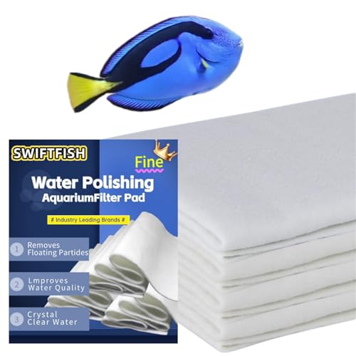 SWIFTFISH Aquarium Polishing Filter Pads, Aquarium...