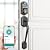 AkaGear DS10 Pro Keyless Entry Door Lock with Handle Set, Smart Front Door Locks Set, Electronic Keypad, Fingerprint Deadbolt, Bluetooth APP Control, Auto-Lock & One Touch Locking, Oil Rubbed Bronze