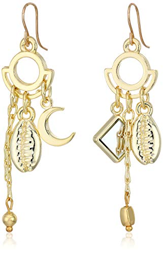 Alex And Ani Women's Gold Puka Shell Cluster Earrings, Shiny Gold, One Size #TOP19