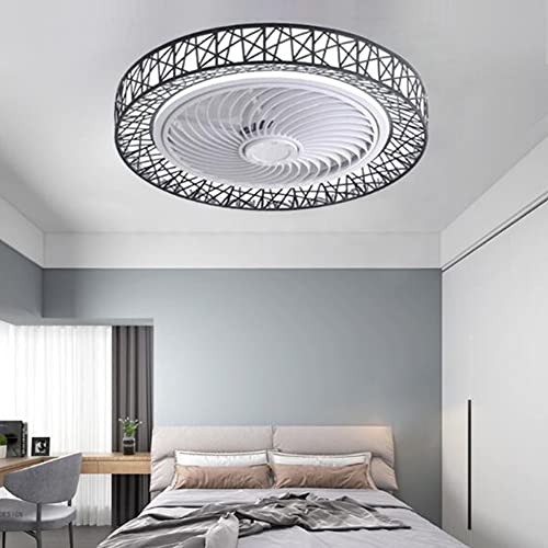 Ventilateur de plafond avec éclairage LED dimmable et vitesse réglable télécommandée