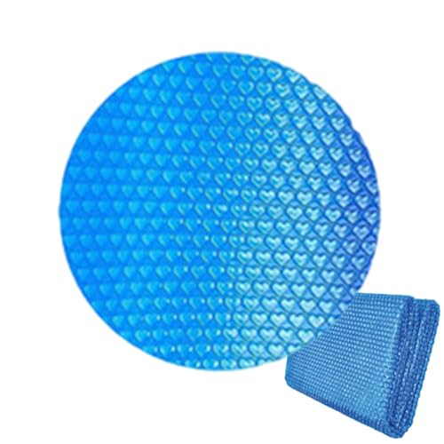 Telo solare per piscina, rotondo, 240 cm, copertura solare per piscina, copertura solare, resistente ai raggi UV, antivento, impermeabile, antipolvere