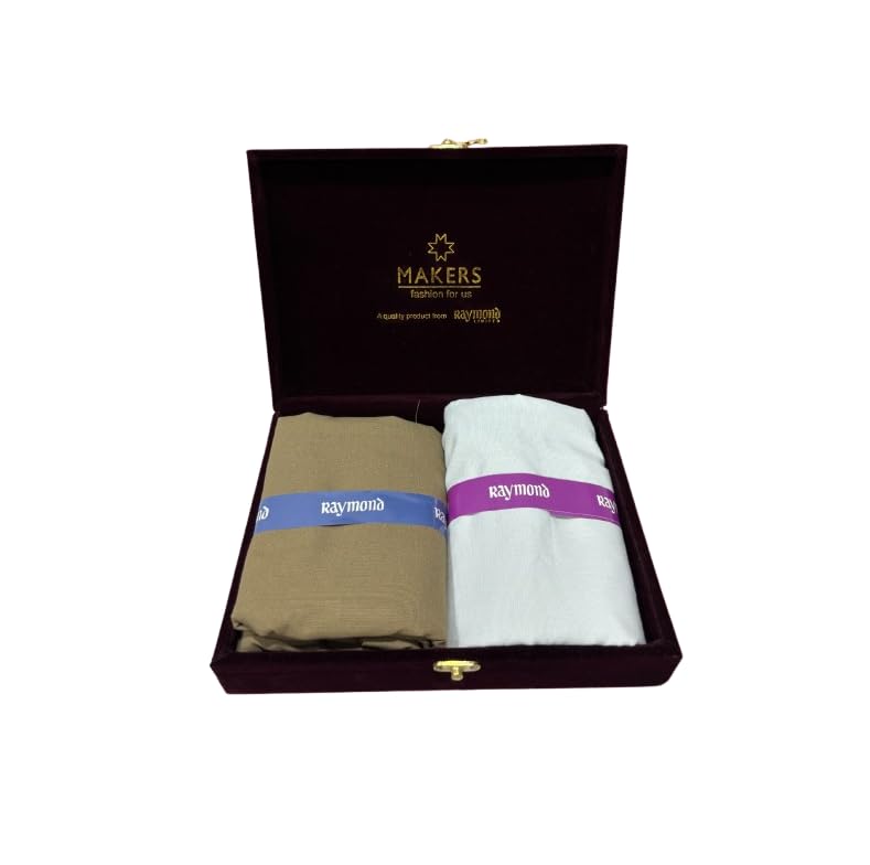 raymond Fabrics Men's Cotton Shirt and Trouser Unstitched Fabric Set - Gift Pack (Multicolour_Free Size) 48-picture-17